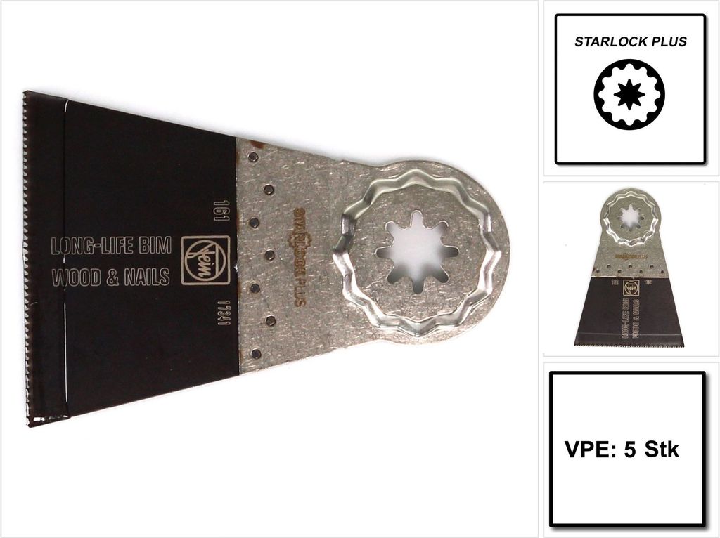 FEIN E-Cut Long-Life-Sägeblatt, Länge 50 mm, Breite 65 mm, Produktbild 