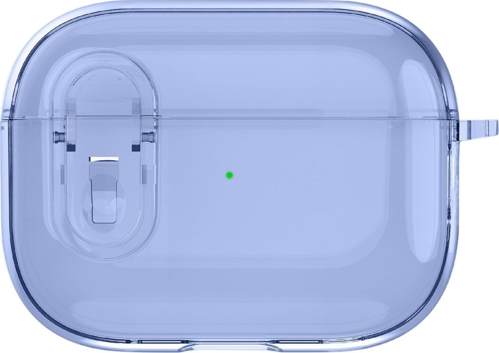 Mobigear Crystal Clip Apple AirPods Pro 1 Hardcase Hülle - Blau