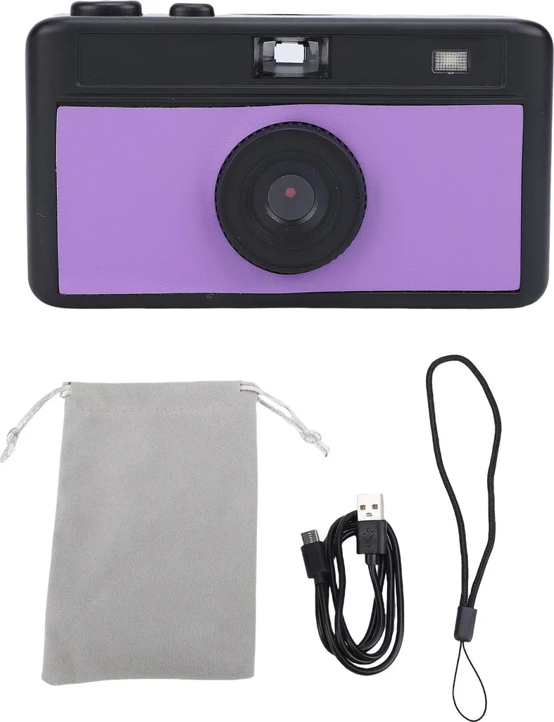 Mini Mirrorless Vintage 12MP - Fotocamera da Viaggio con Mirino Fisico