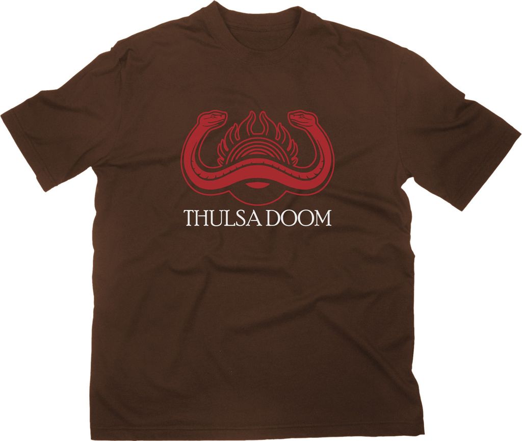 Styletex23 T-Shirt Thulsa Doom Wappen Conan, braun, L