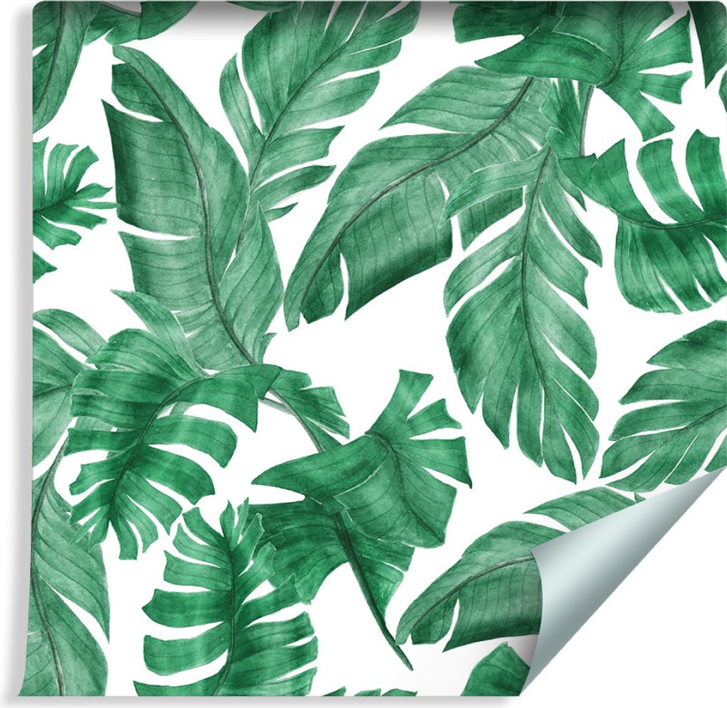 10m VLIES TAPETE Rolle Grüne Exotische Bananen Blätter NATUR XXL