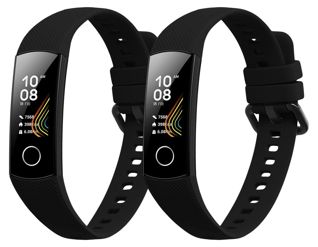 kwmobile 2x Uhrenarmband für HONOR Band 5 / Band 4 Armband Produktbild 