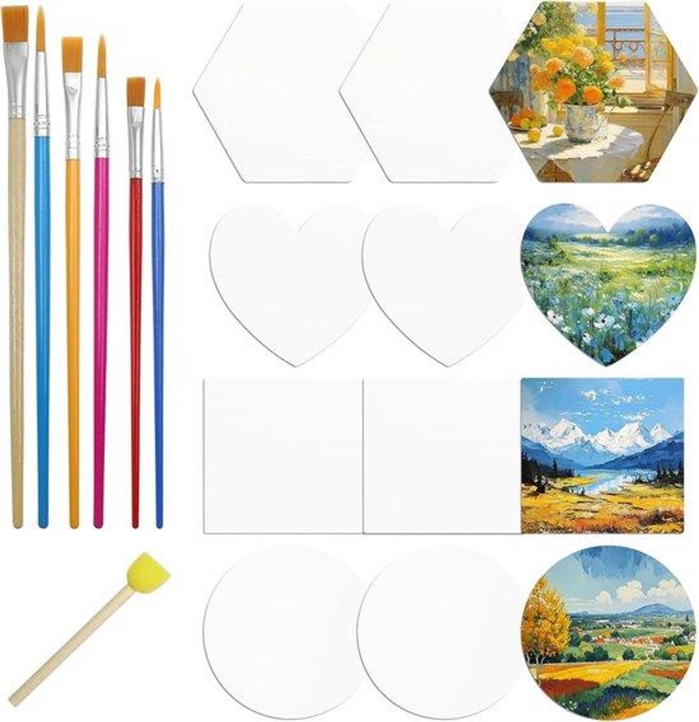 Famanu Magnetische canvasdoeken, set van 12 stuks – Kleine Productafbeelding 