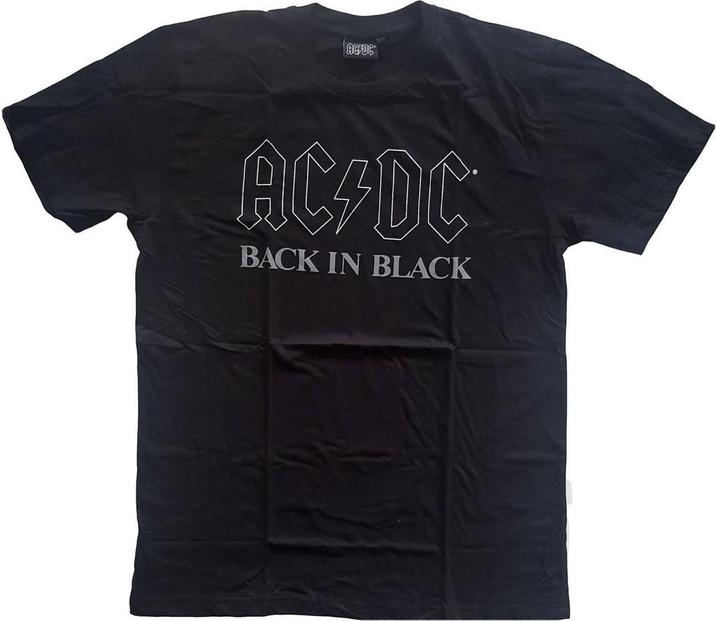 AC/DC - Tričko "Back In Black" pre mužov/dámy Uni RO1464 Obrázok produktu 