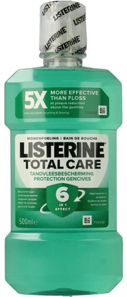 Listerine Mondwater Total Care Tandvlees Bescherming (500 Productafbeelding 