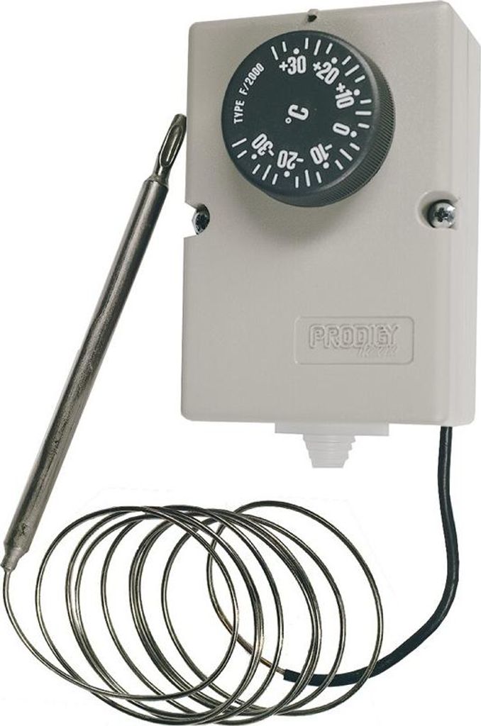 Europart 10004358 UNIVERSAL Thermostat Kühlthermostat Raumthermostat Temperatur Regler Prodigy F2000 F/2000 -35/+35°C