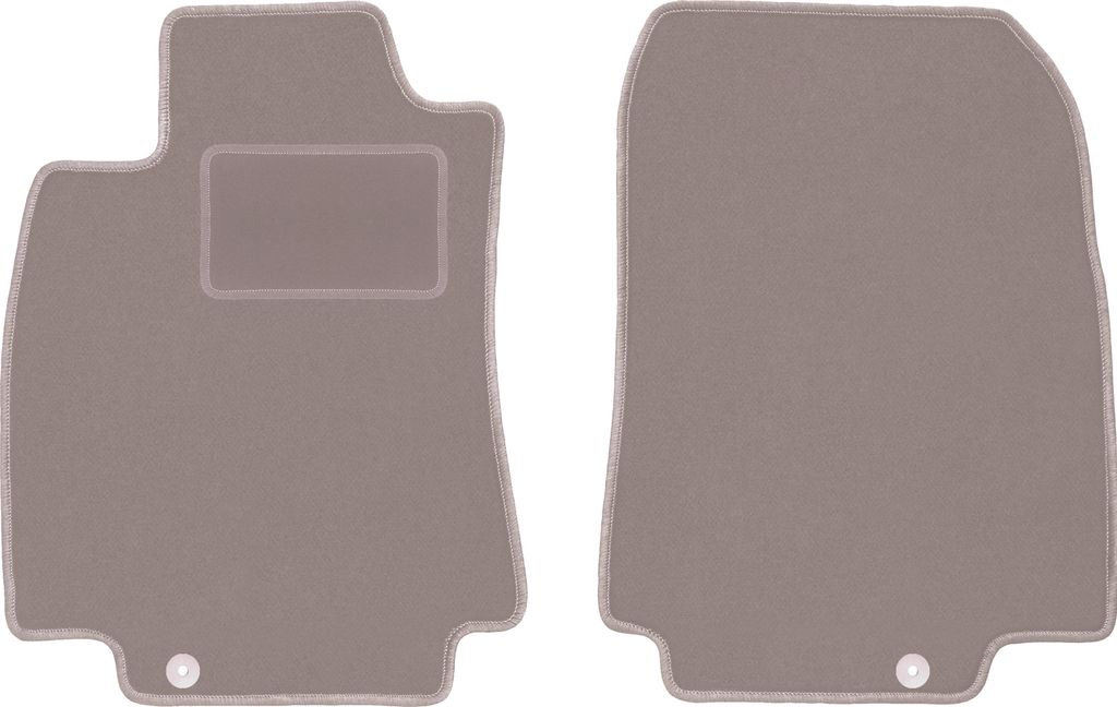 Autoteppiche vorne für: Nissan Tiida C11 Hatchback, Limousine (2004-2012) Beige