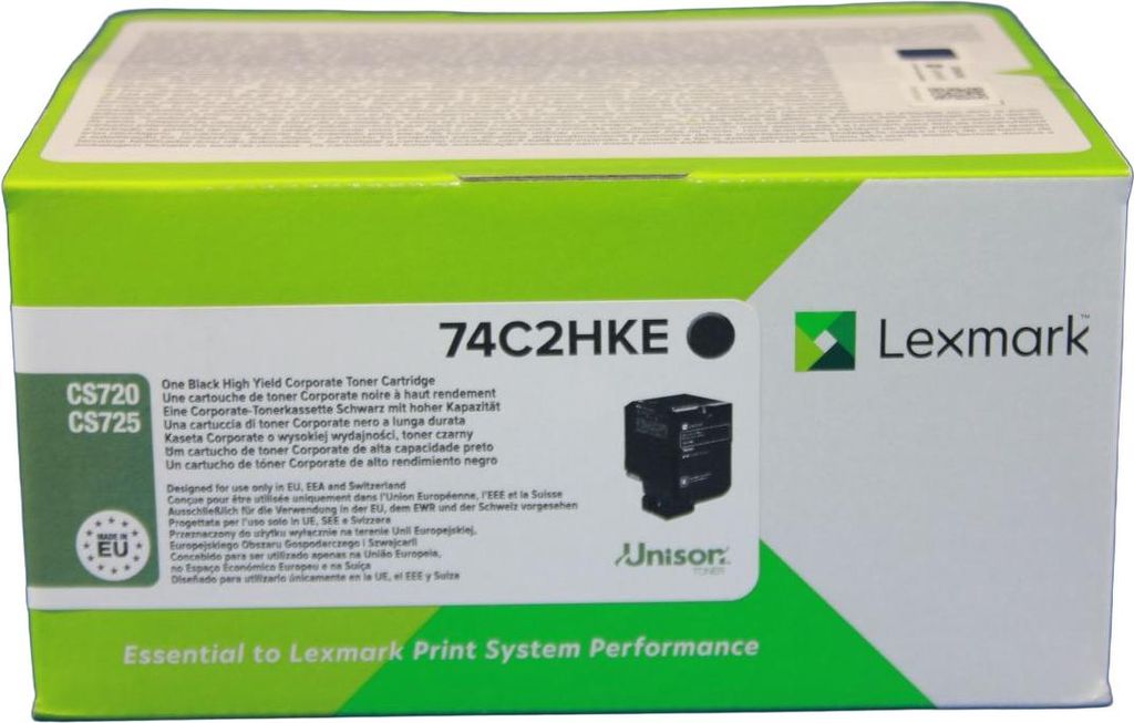 Lexmark Toner 74C2HKE 20.000Seiten schwarz Produktbild 
