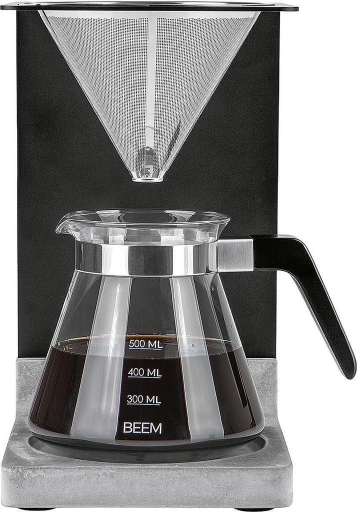 BEEM Kaffeebereiter Set Pour Over Beton 500ml Produktbild 