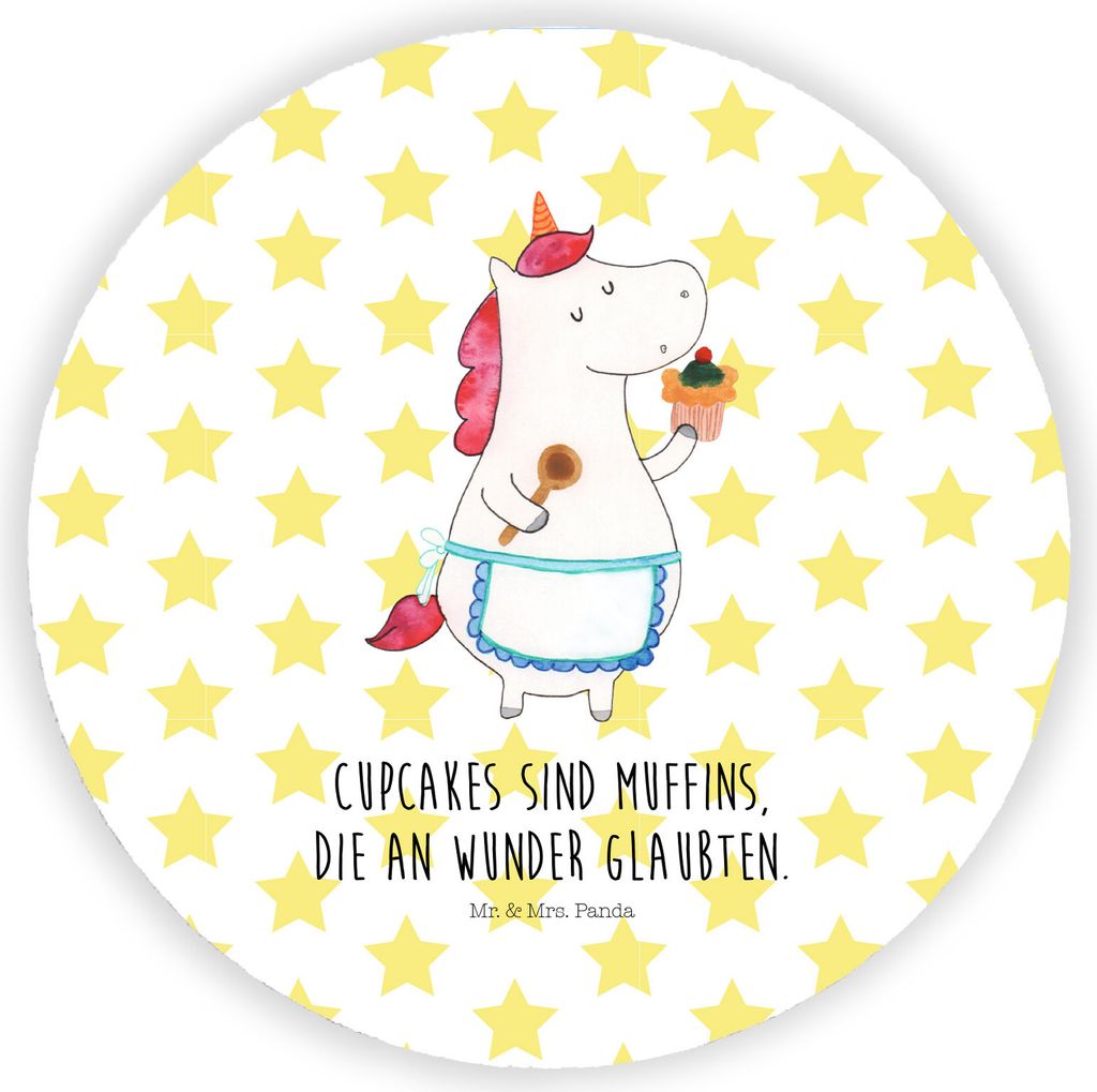 Mr. & Mrs. Panda magnet Einhorn Küche - Weiß - Geschenk, für kühlschrank, Unicorn, mit motiv, Träumen, Muffin, pinnwand, Einhörner, Kühlschr...