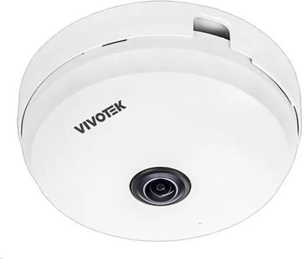 Caméra de surveillance dôme fisheye 5 MP pour sécurité intérieure LAN