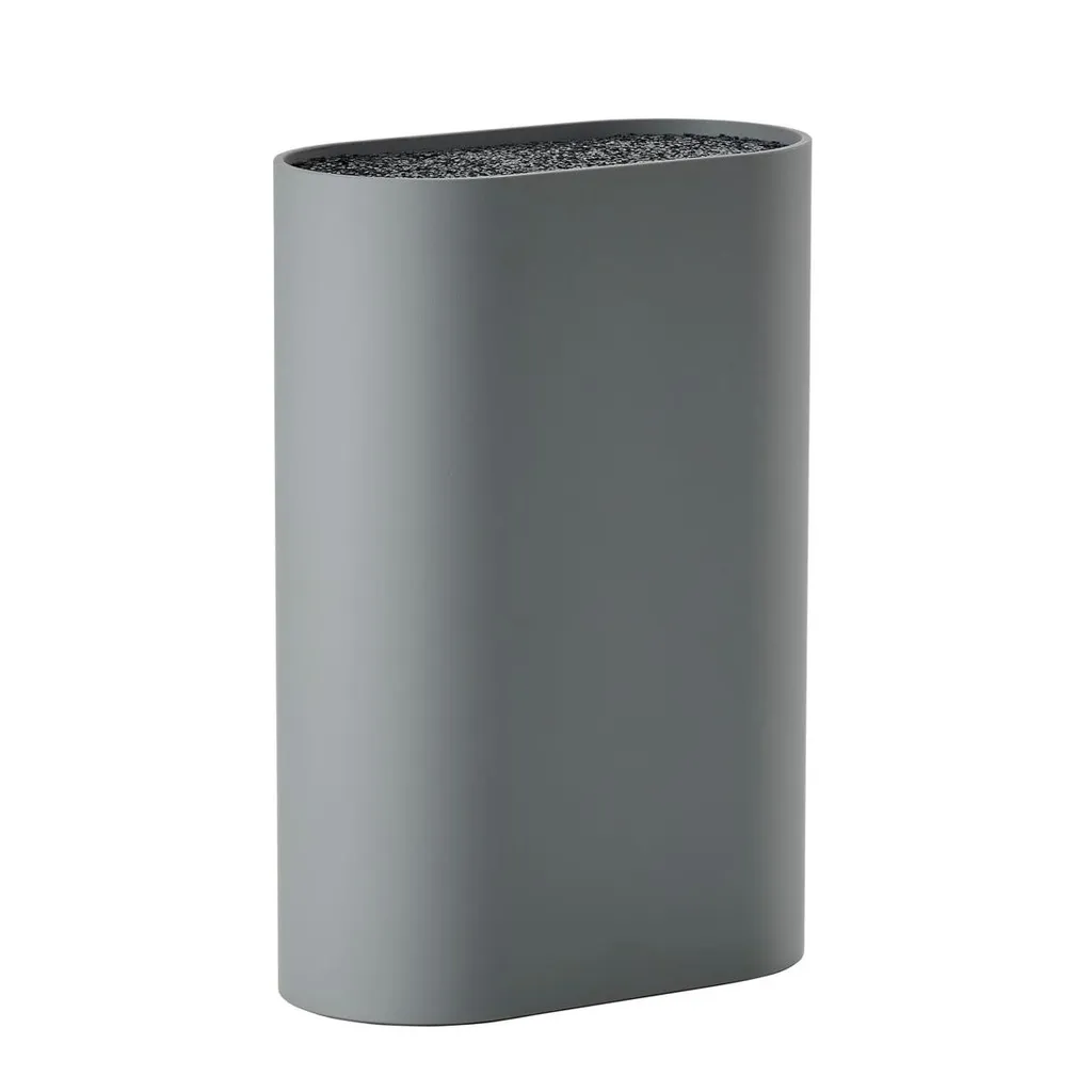 Ceppo Coltelli Zone Singles Ovale Grigio Freddo - Estetica Minimal - 2