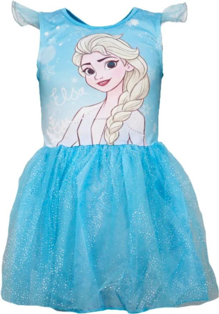 Disney Die Eiskönigin Elsa Kinder Tüllkleid Sommerkleid – Produktbild 
