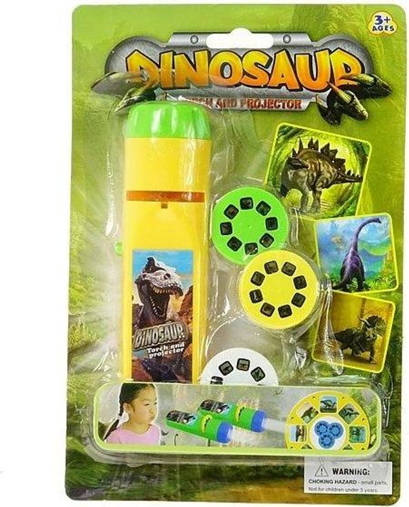 Dinosaure projecteur lampe de poche sur piles Image du produit 