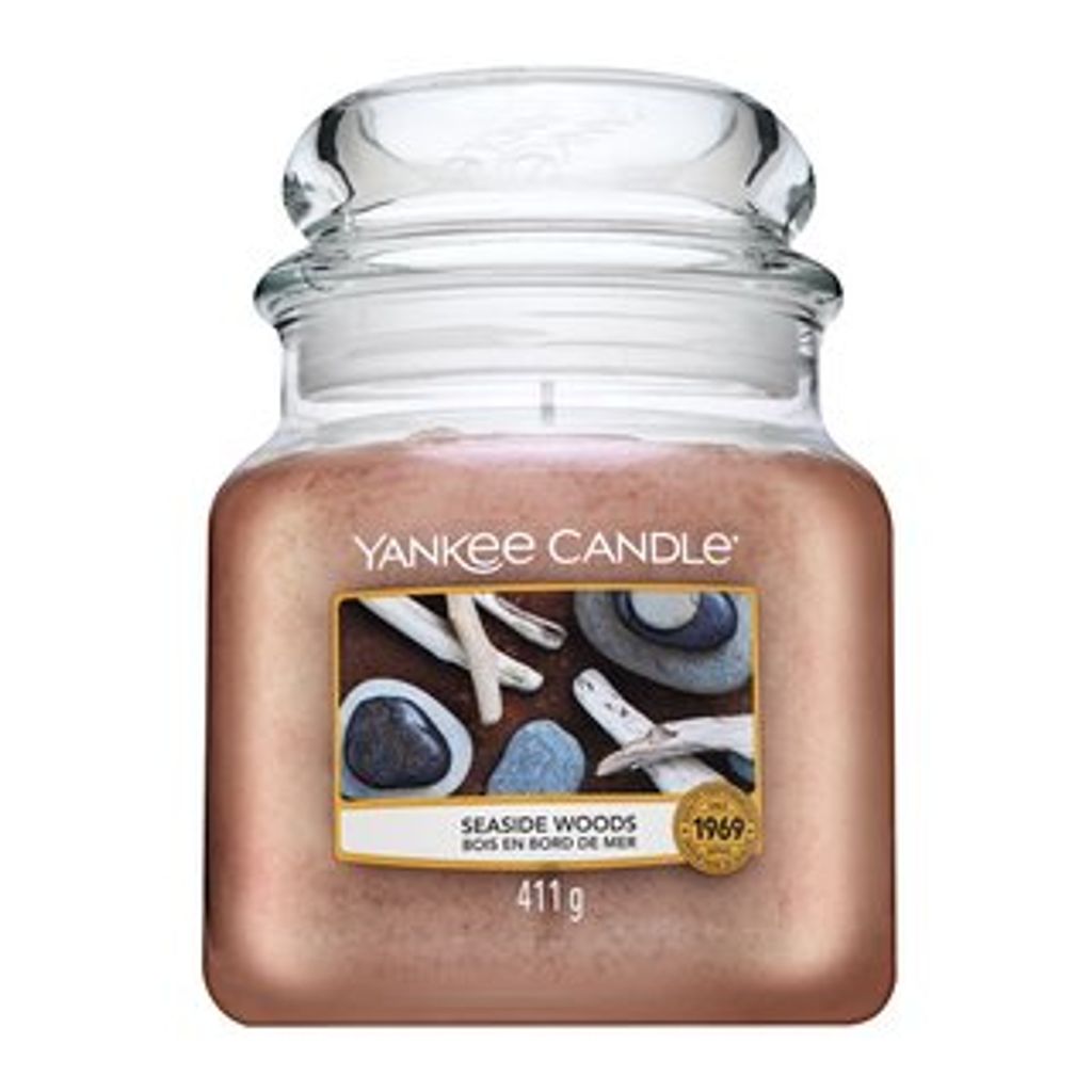 Yankee Candle Duftkerze Seaside Woods - Bis Zu 30h Brenndauer Im Glas