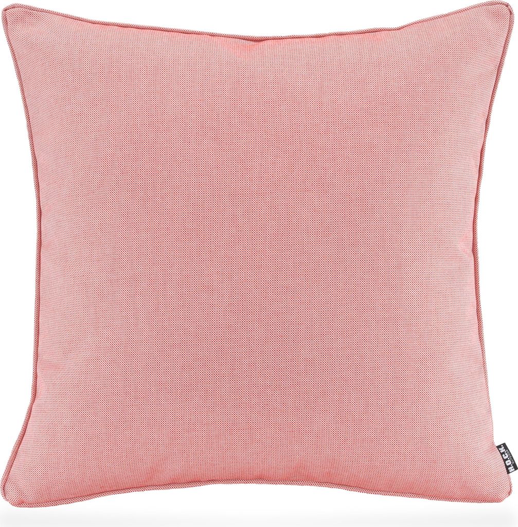 H.O.C.K. Sparkle Outdoor Kissen mit Keder 50x50cm coral rot