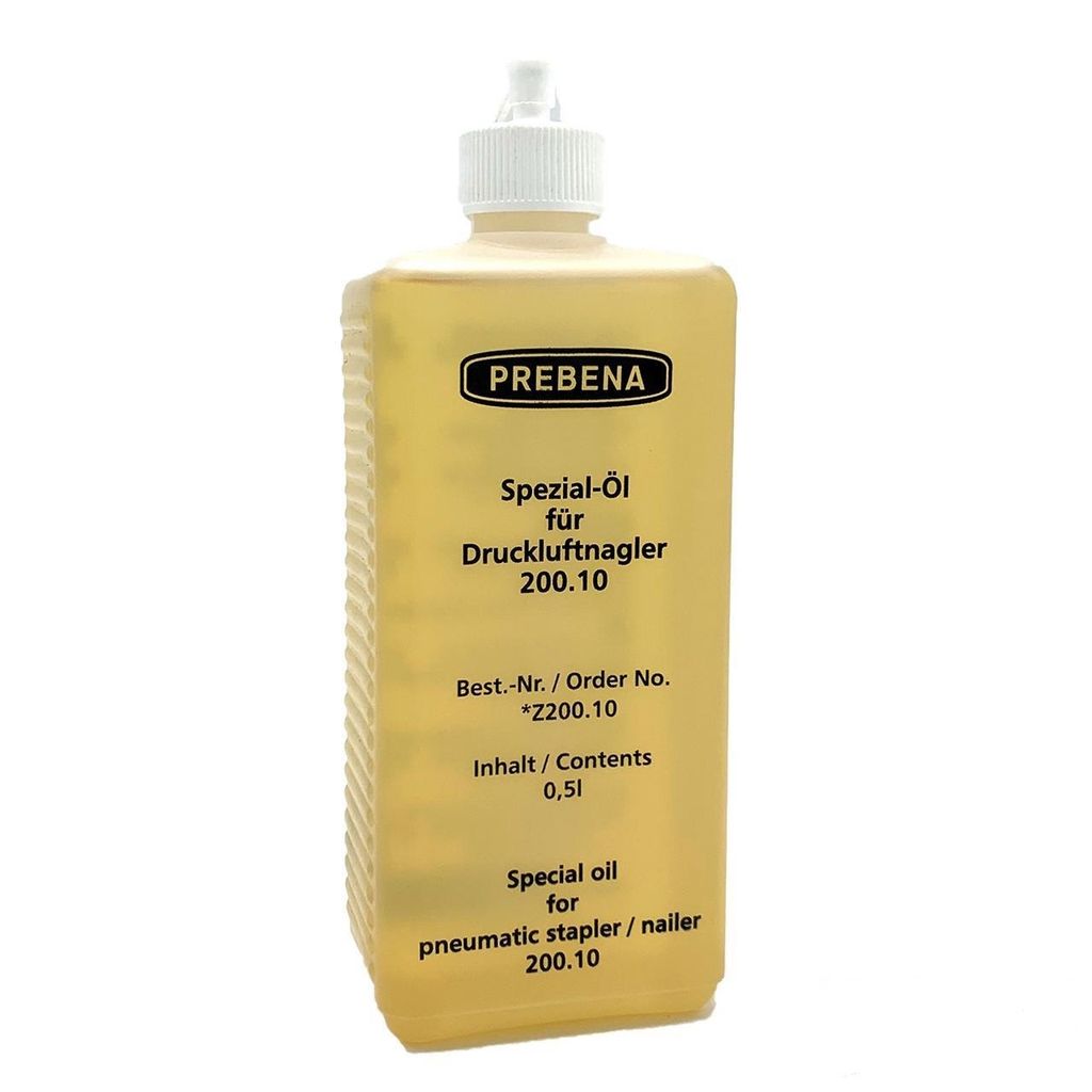 Prebena Spezialöl Z200.10, 0,5 Ltr. für Druckluftnagler Produktbild