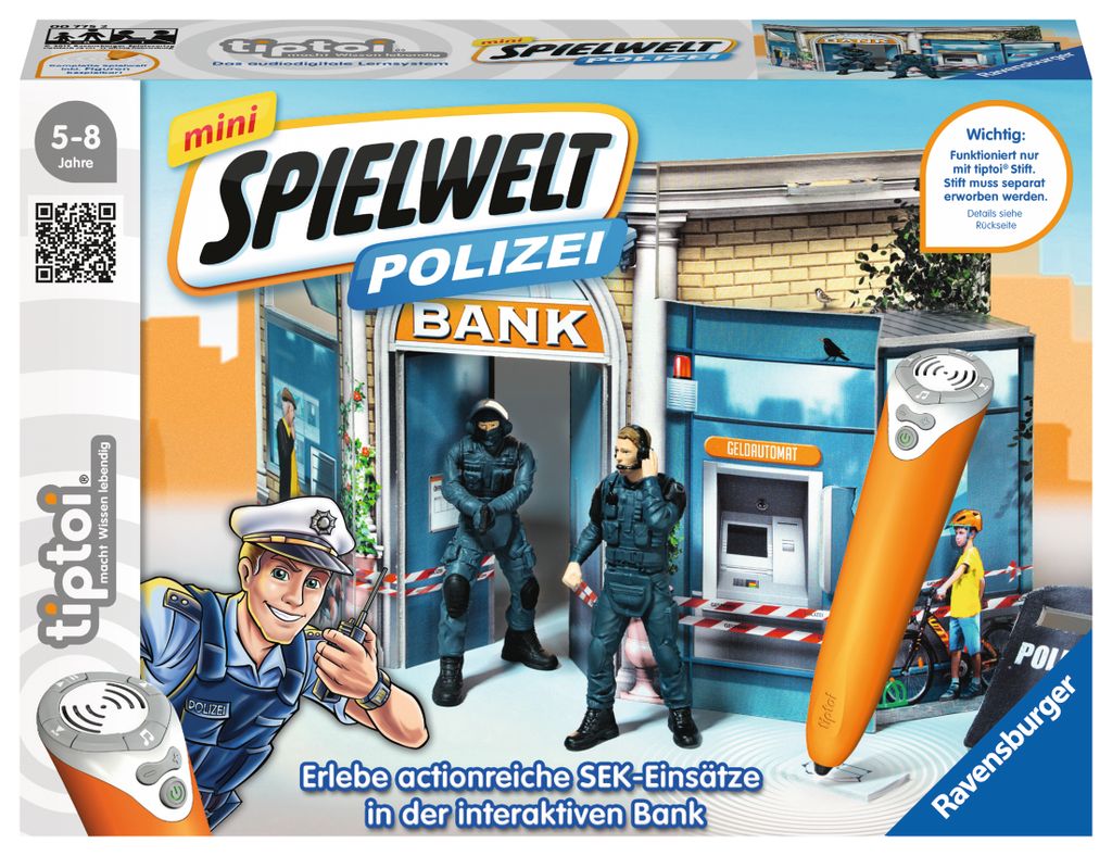 Ravensburger tiptoi mini Spielwelt Polizei: SEK Einsatz