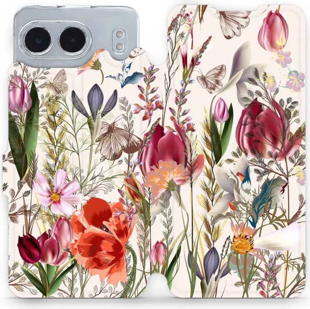 Handyhülle mit klappe für OnePlus Nord 4, Mobiwear Book, Blumenstrauß