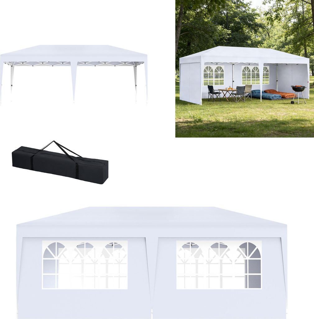 Tente pliante XMTECH 3 x 6 m, imperméable, protection UV, Image du produit 