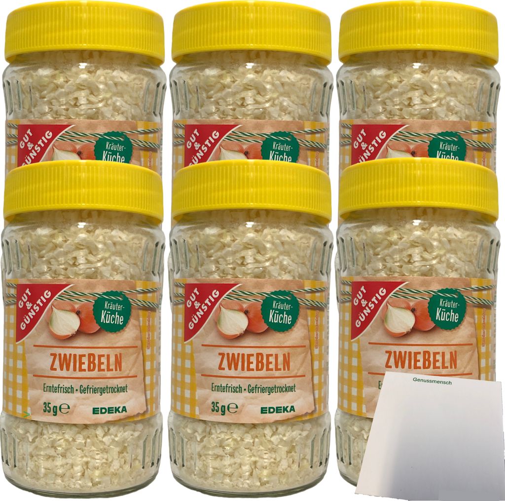 G&G Zwiebeln gefriergetrocknet 6er Pack (6x35g Dose) + usy Produktbild 