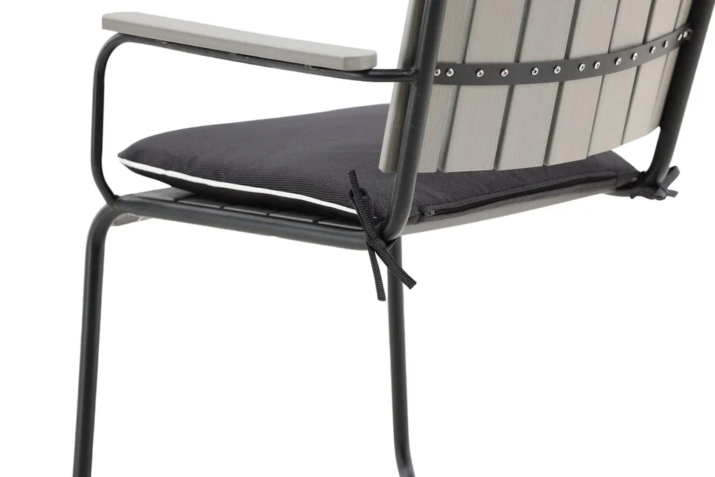 Fini les assises dures : coussin Holmsund gris pour chaise de jardin top - 3