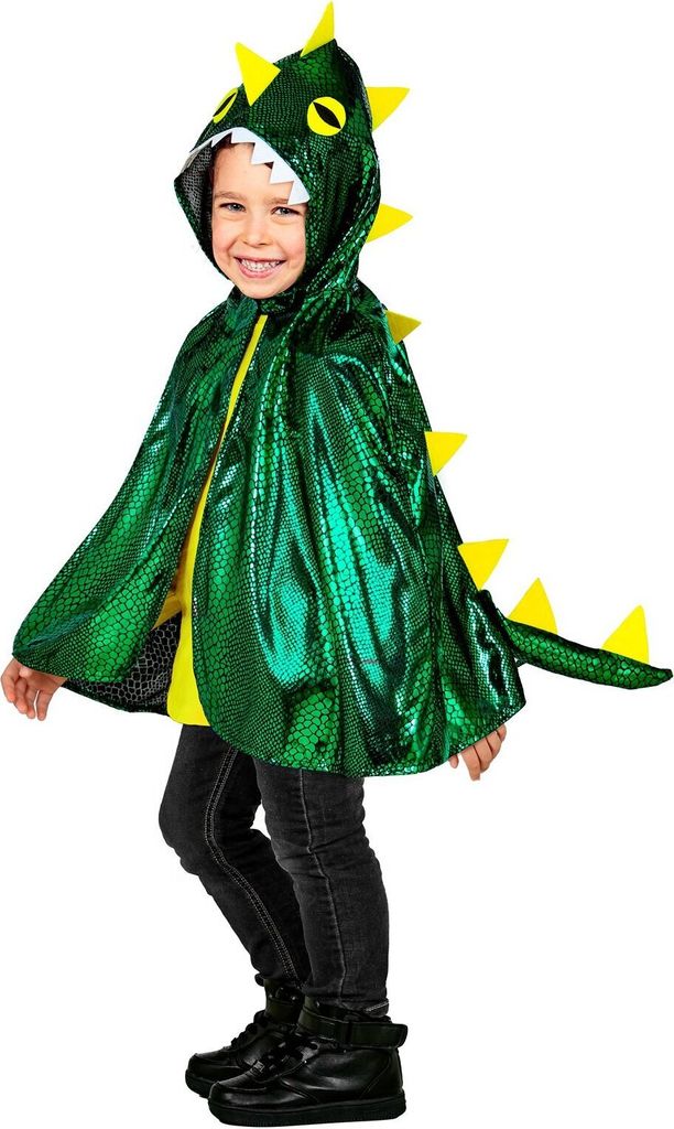 Poncho Drache - Faschingskostüm Kinder Karneval Produktbild 