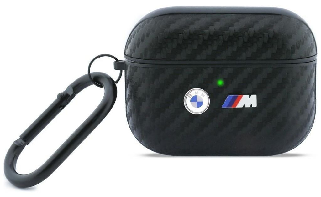 Pouzdro s logem BMW Carbon Metal pro AirPods Pro 3 - černé Obrázek produktu 