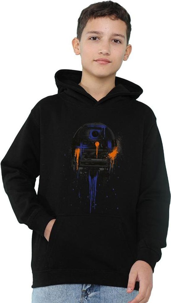 Star Wars - Kapuzenpullover für Kinder TV24511 (128) (Schwarz)