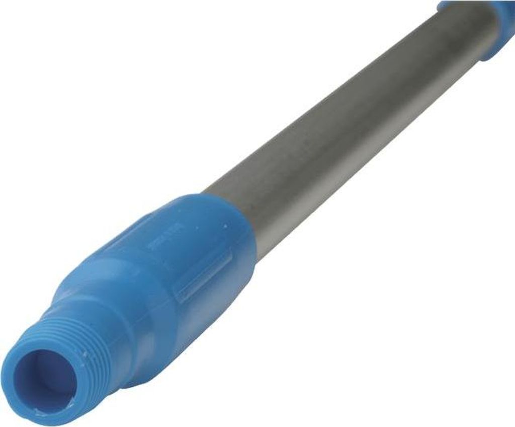 Vikan Ergonomischer Aluminiumstiel 150 cm - Ø 31 mm (Blau) für Bodenwischer & Bürsten
