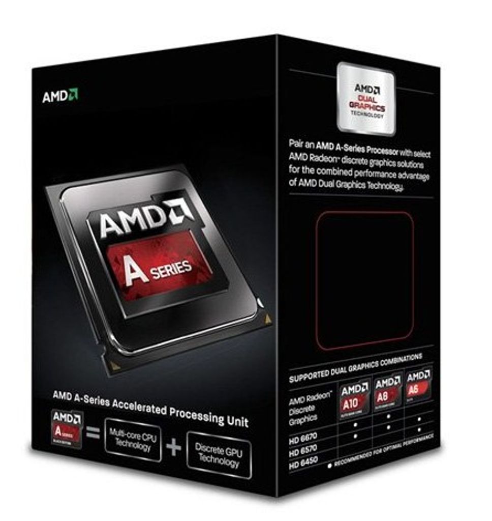 AMD A series A8-6600K, AMD A8, Socket FM2, 32 nm, Box, AMD, Produktbild 