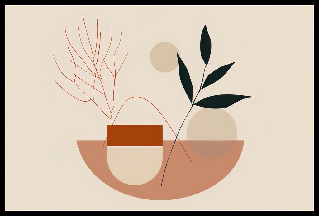 Plakat 60x40cm Botanische Anprobe