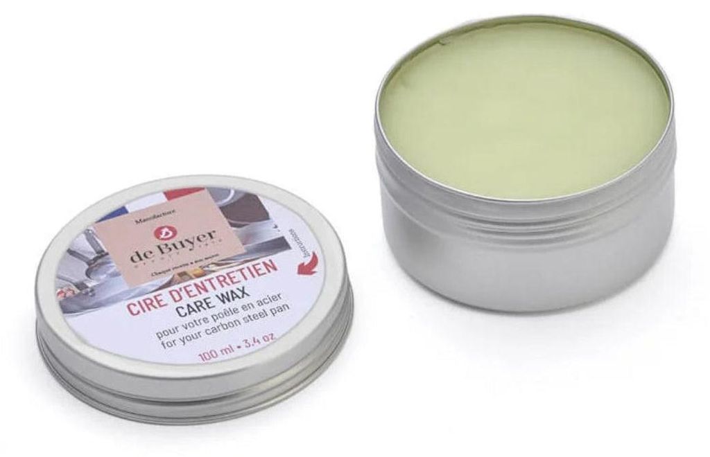 De Buyer Einbrenn-/Pflegewachs für Stahlpfannen – 100 ml Produktbild 