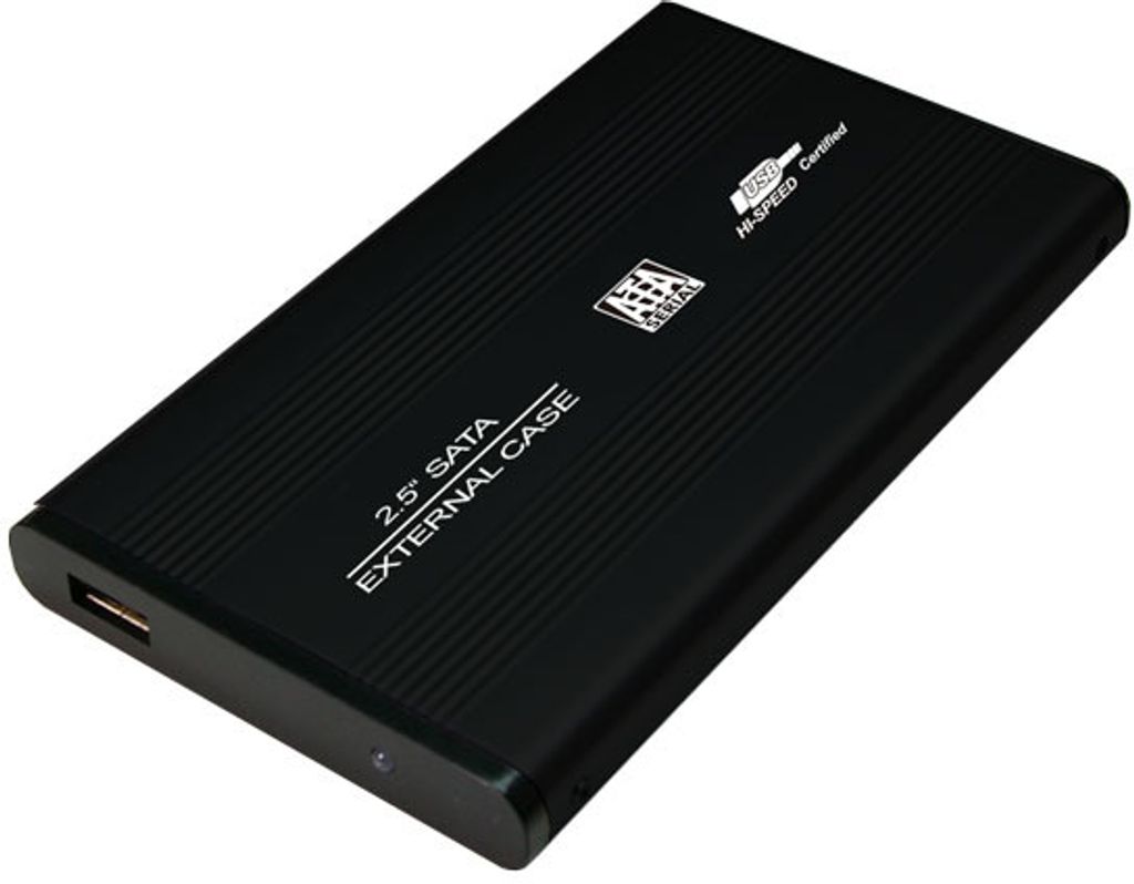LogiLink® Festplattengehäuse 2,5 Zoll S-ATA USB 2.0 Alu, Produktbild 
