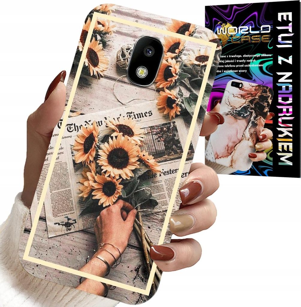 Fall Für Samsung Galaxy J5 2017 - Florale Muster Sonnenblume Sonnenblume