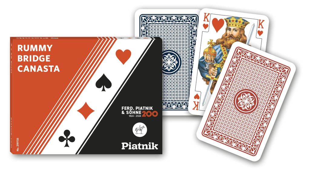 Piatnik Romme Bridge - Canasta Spielkarten Produktbild 