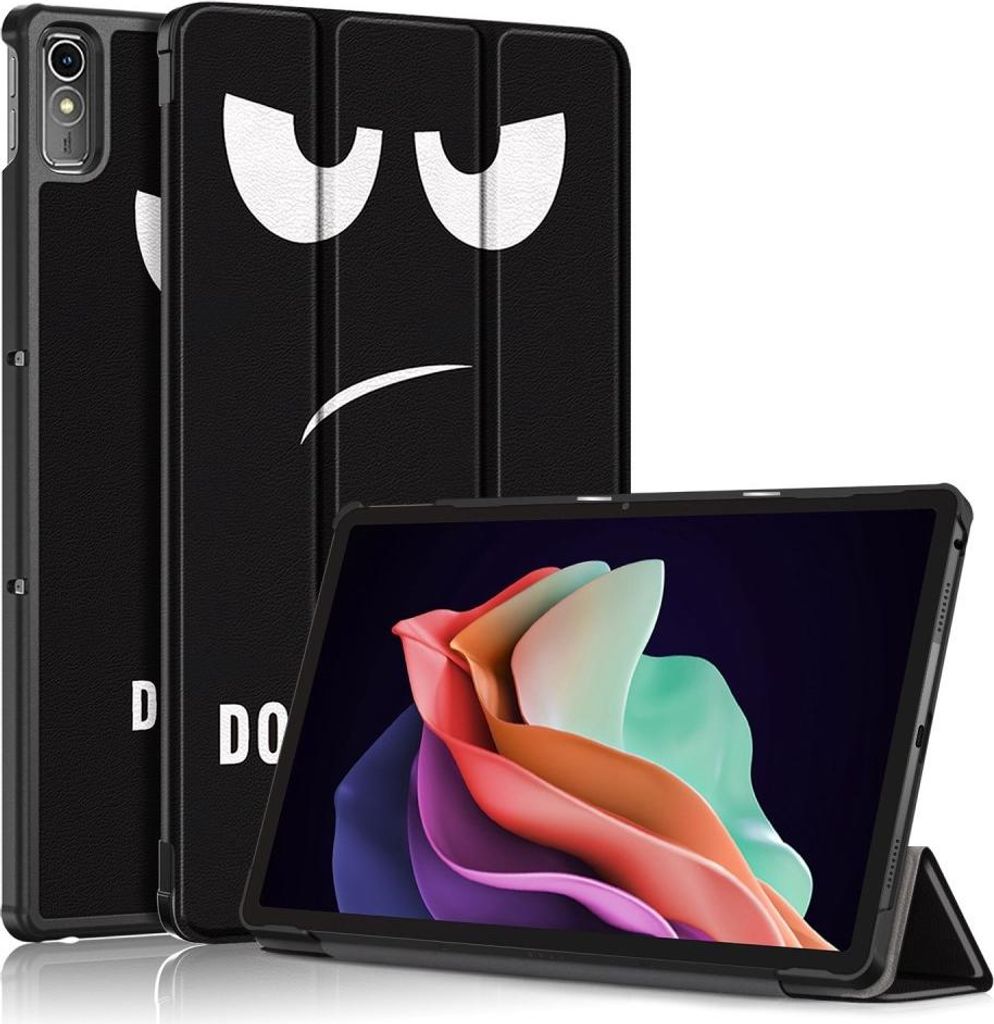 Lenovo Tab P11 Gen 2 Hülle - Tri-Fold Ständer Klapphülle mit Schlaf/Wach-Funktion - Don't Touch