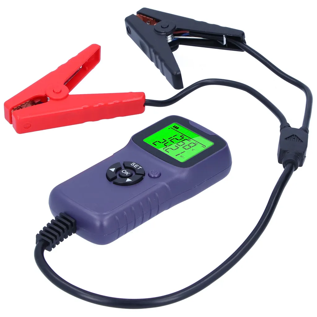 Testeur Batterie LCD A300 avec Analyseur Numérique - Design Pourpre Compact - 3
