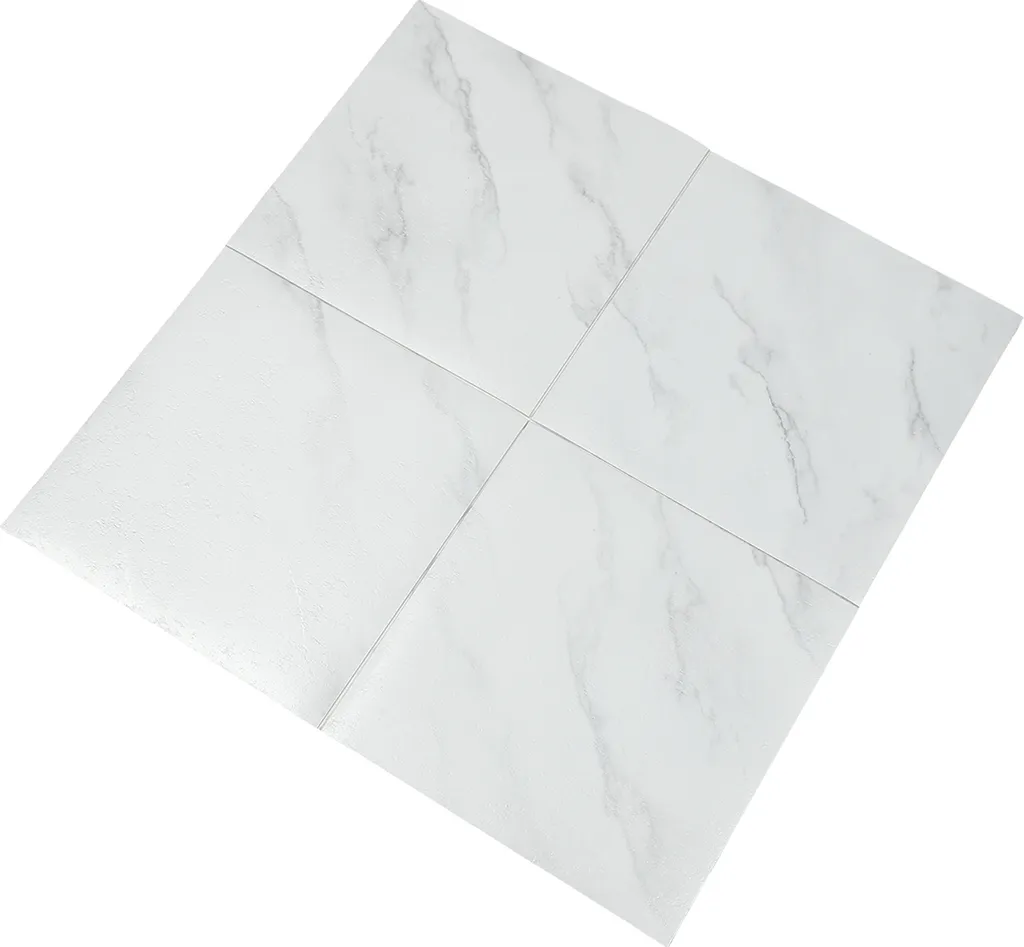 Camoufler un vieux carrelage avec nos dalles PVC autocollantes 30x30cm