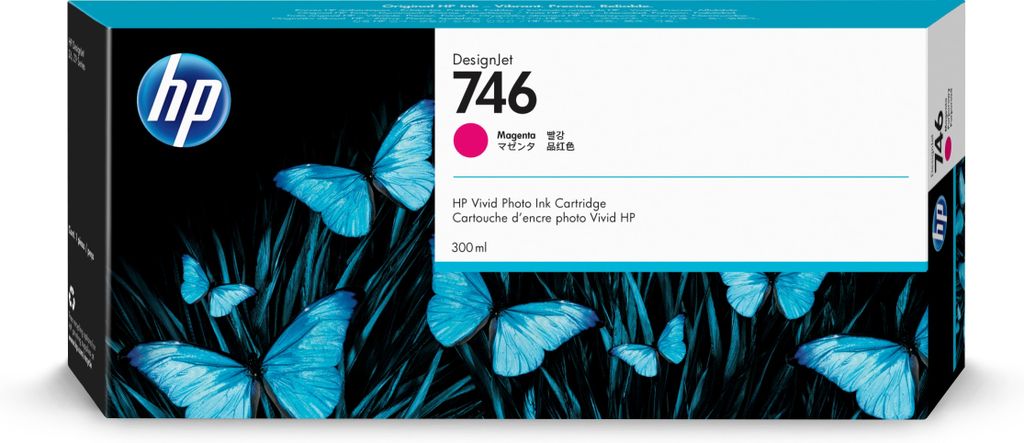 HP Tinte P2V78A 746 Magenta Produktbild 