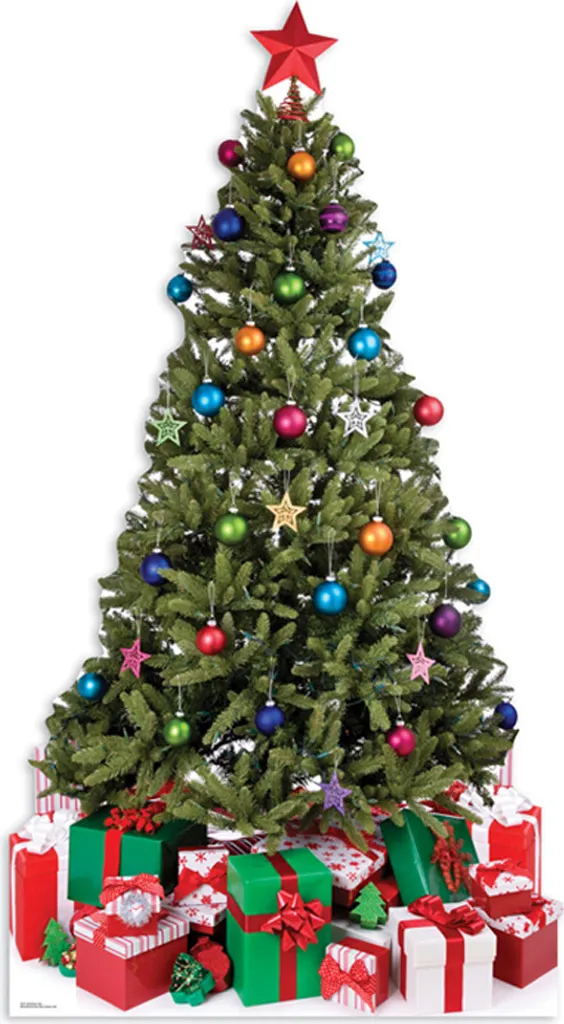 Grand Arbre de Noël en carton recyclé - Sapin décoratif de 190 cm haut