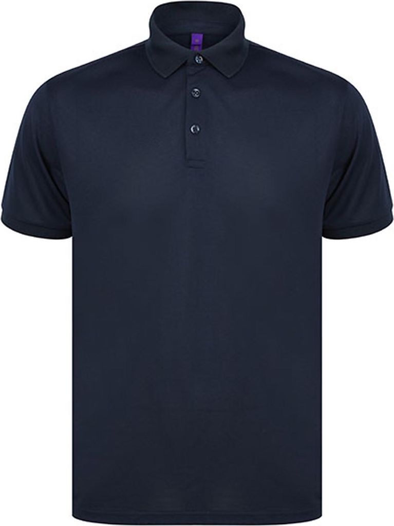 Henbury H465 | Recycled Polyester Polo Shirt - Farbe: Navy - Größe: XL