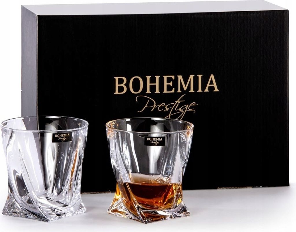 Bohemia Quadro Sada 6 sklenic na whisky 340 ml Obrázek produktu 