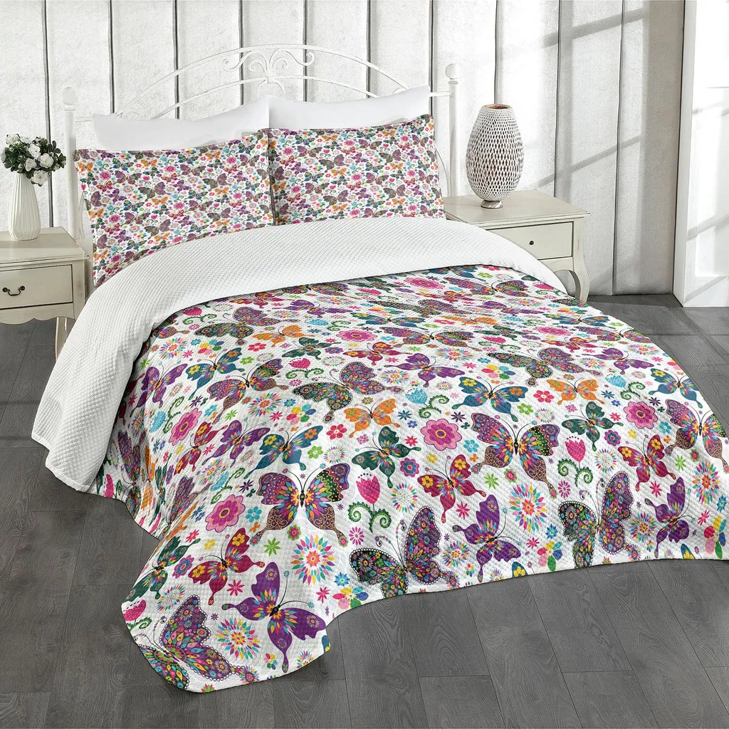 Set Letto ABAKUHAUS Butterfly 264x220 - Lavabile e Anti-Piega
