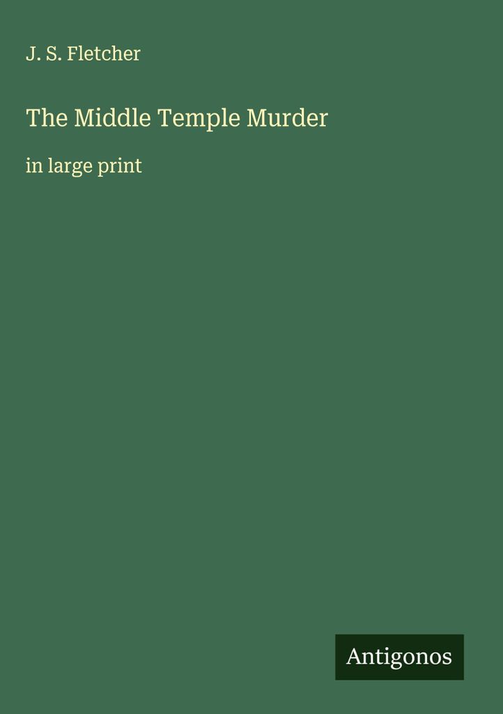 Der Middle-Temple-Mord