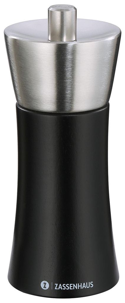 Zassenhaus Salzmühle "Augsburg" 14 cm, schwarz 250