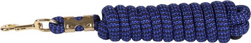 Harry ́s Horse Snap Hook Gold 3m Führstrick Blau Blau One Size