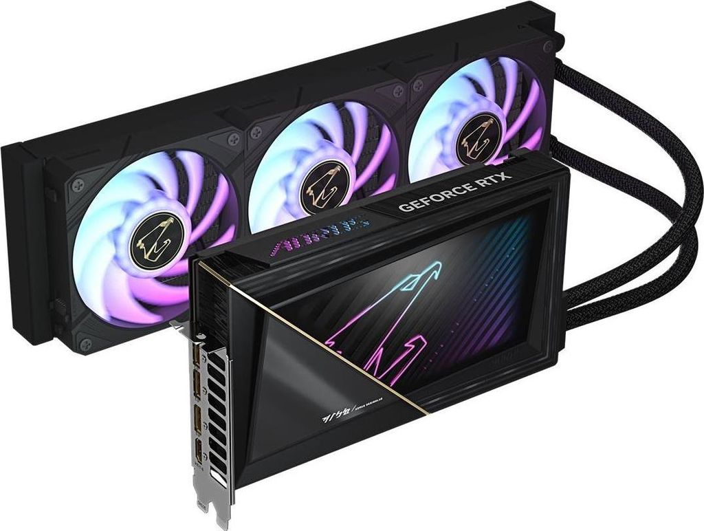 GIGABYTE AORUS GeForce RTX 5080 XTREME WATERFORCE 16G Produktbild 