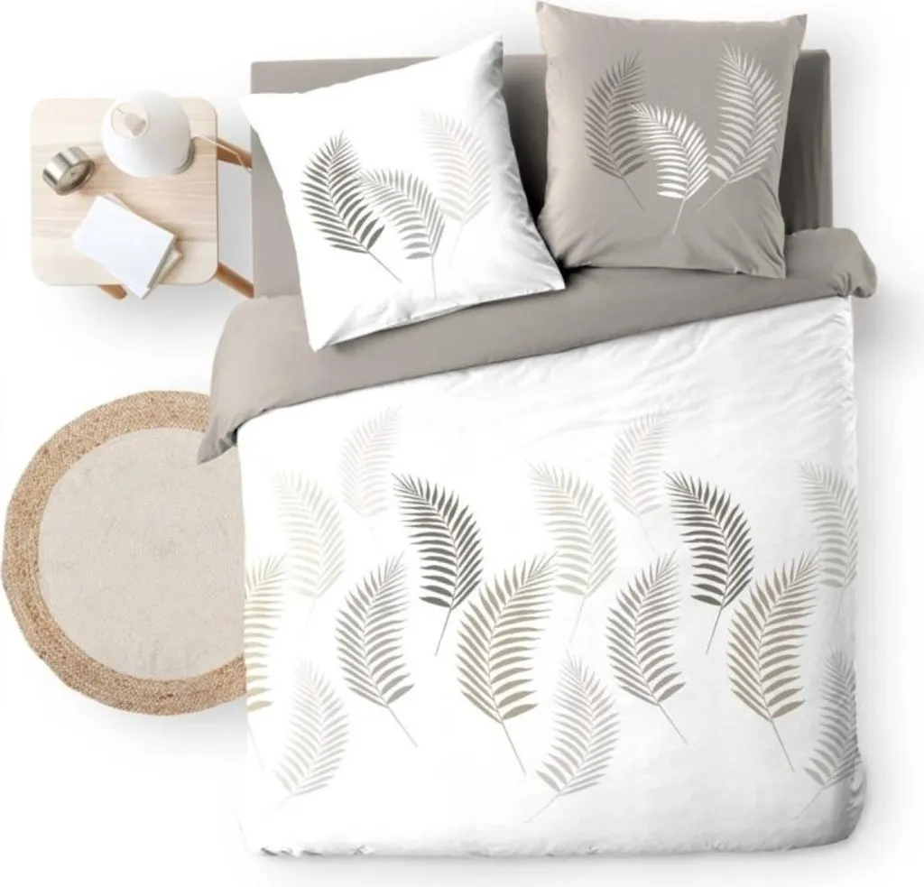 Set Copripiumino Bianco 240x220 GOYAVE - Douceur d'Intérieur Cotone