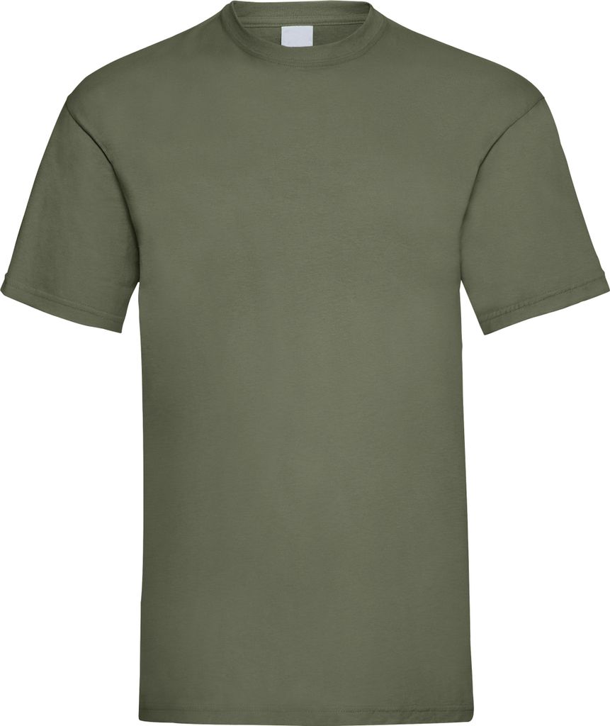 Herren Value Kurzarm Freizeit T-Shirt BC3900 (L) (Olive)